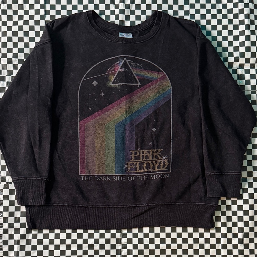 Pink Floyd Black Tee with Prism Design